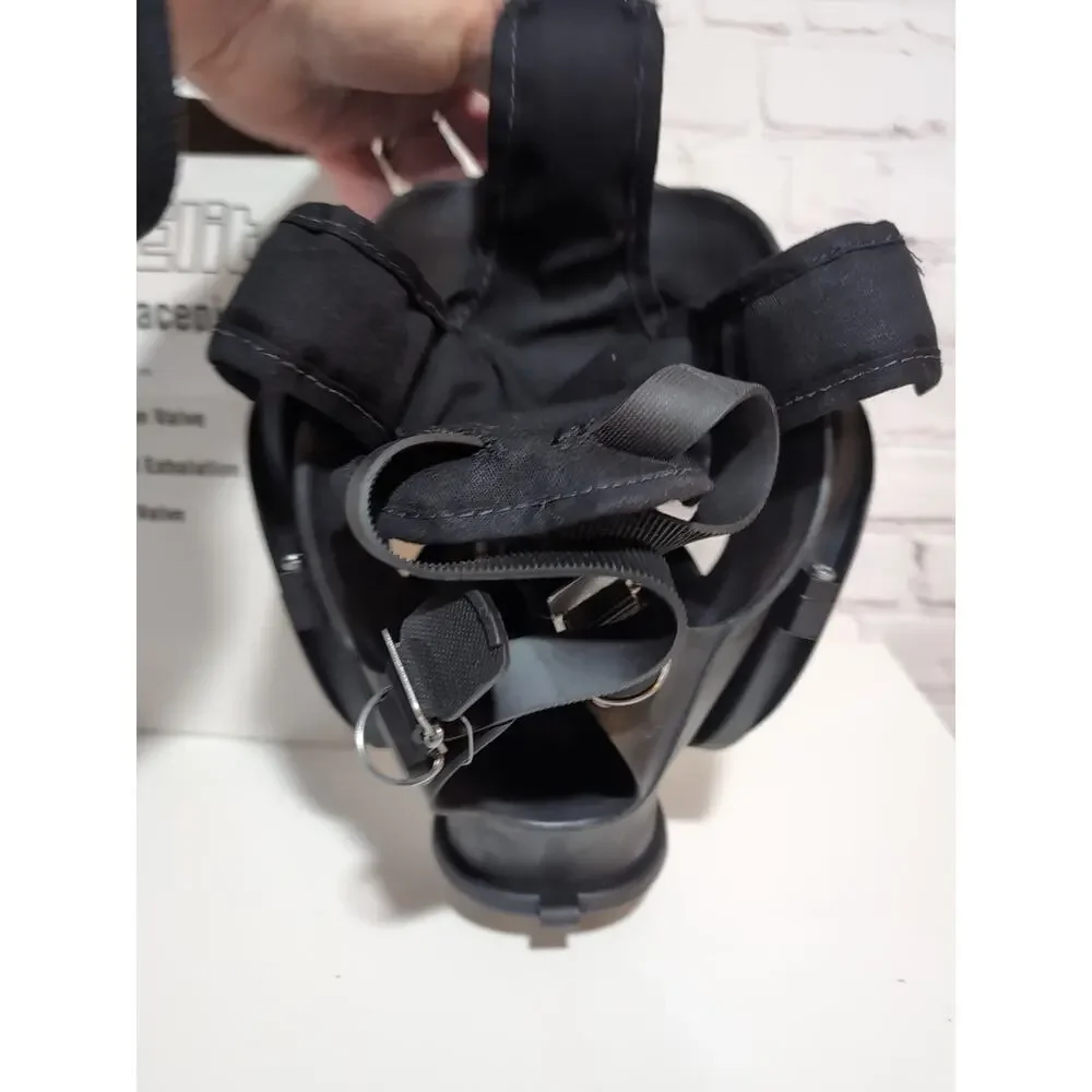 MSA Ultra Elite Respirator Facepiece 491528 Large Black Hycar Pressure Demand